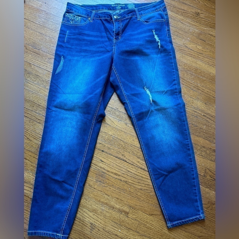 Women’s Jean’s denim straight leg jeans size 18W‎